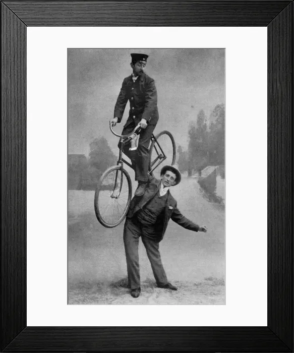 Framed Print : M. Spadoni, juggler and balancer Framed Print : M. Spadoni, juggler and balancer