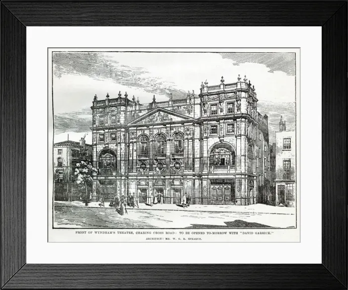 Framed Print : Wyndhams Theatre, Charing Cross Road Framed Print : Wyndhams Theatre, Charing Cross Road