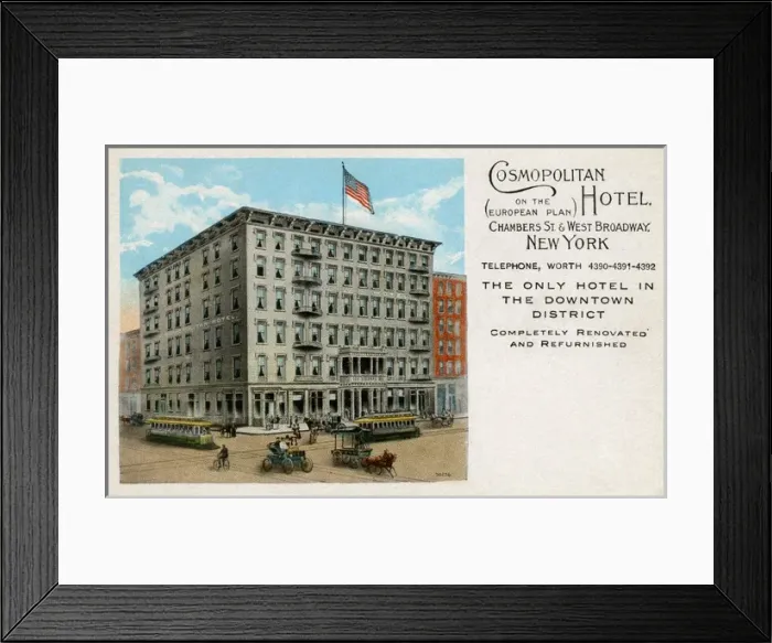 Framed Print : Cosmopolitan Hotel in New York City, USA Framed Print : Cosmopolitan Hotel in New York City, USA