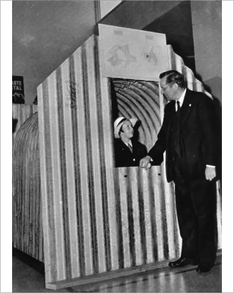 Anderson Shelter on Display in New York