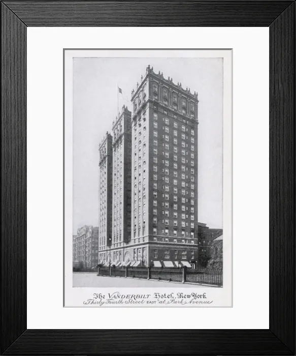 Framed Print : The Vanderbilt Hotel in New York City, USA Framed Print : The Vanderbilt Hotel in New York City, USA