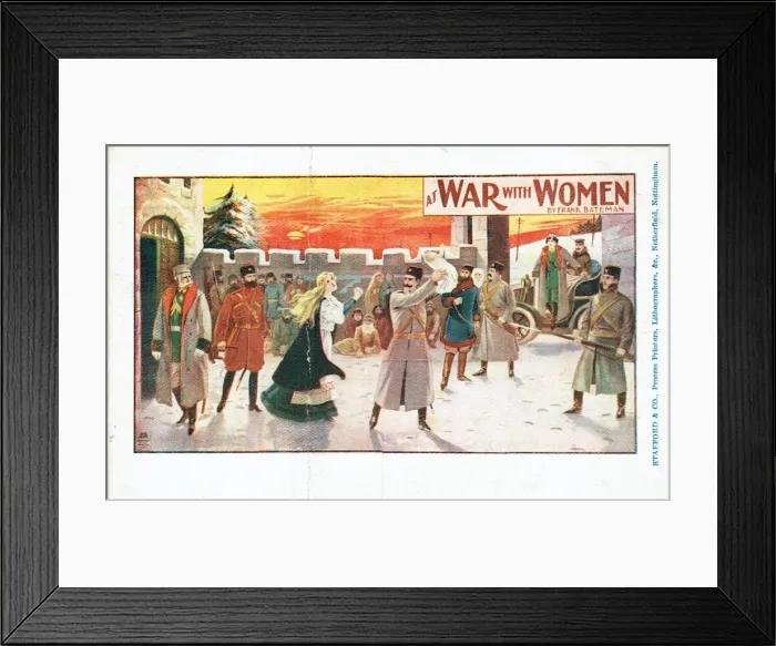 Framed Print : At War With Women, by Frank Bateman Framed Print : At War With Women, by Frank Bateman