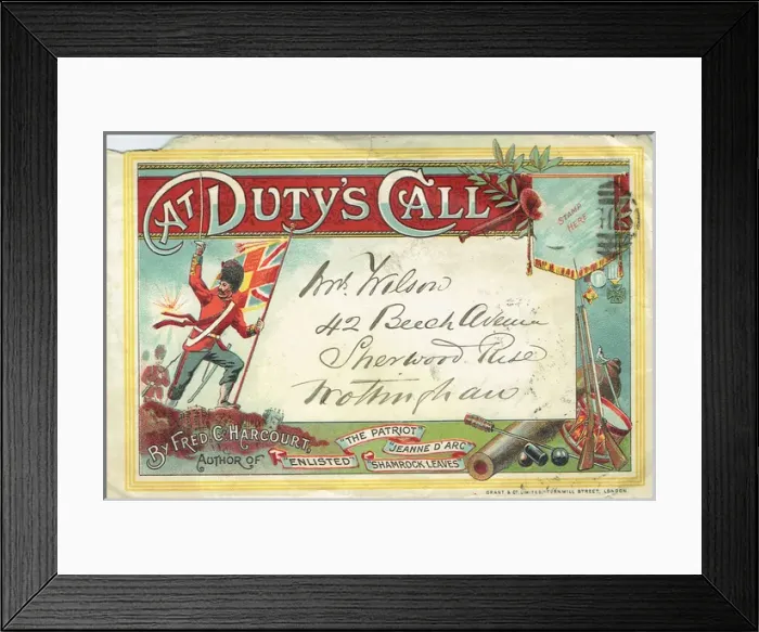 Framed Print : At Dutys Call, by Fred C Harcourt Framed Print : At Dutys Call, by Fred C Harcourt