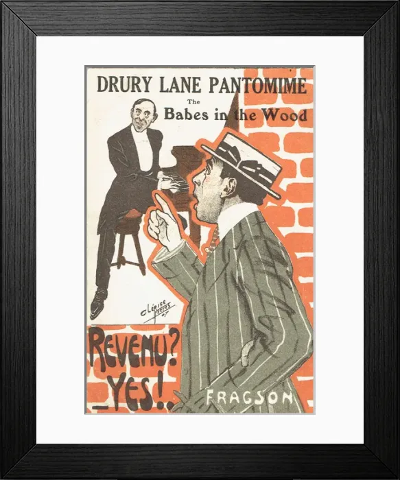 Framed Print : The Babes in the Wood, Theatre Royal, Drury Lane, London Framed Print : The Babes in the Wood, Theatre Royal, Drury Lane, London