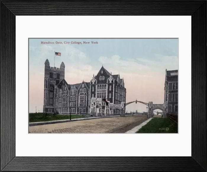Framed Print : Northern Campus of the City College in New York City Framed Print : Northern Campus of the City College in New York City