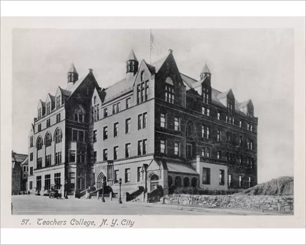 Teachers College Main Building in New York City, USA