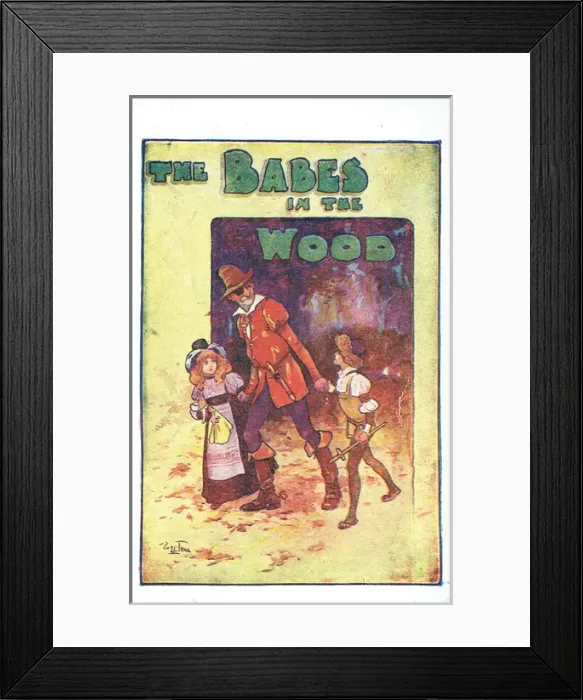 Framed Print : The Babes in the Wood, Harold Reading production Framed Print : The Babes in the Wood, Harold Reading production