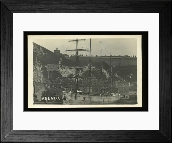 Framed Print : Sailing vessel Andreas at Dover, Kent Framed Print : Sailing vessel Andreas at Dover, Kent