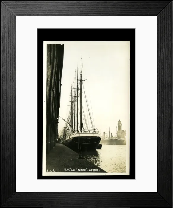 Framed Print : Sailing vessel Cap Nord at Hull Framed Print : Sailing vessel Cap Nord at Hull