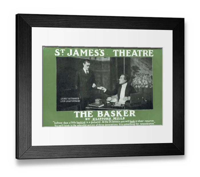 Framed Print : The Basker, by Clifford Mills Framed Print : The Basker, by Clifford Mills