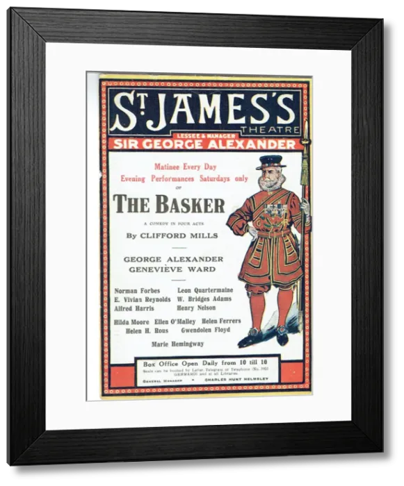 Framed Print : The Basker, by Clifford Mills Framed Print : The Basker, by Clifford Mills