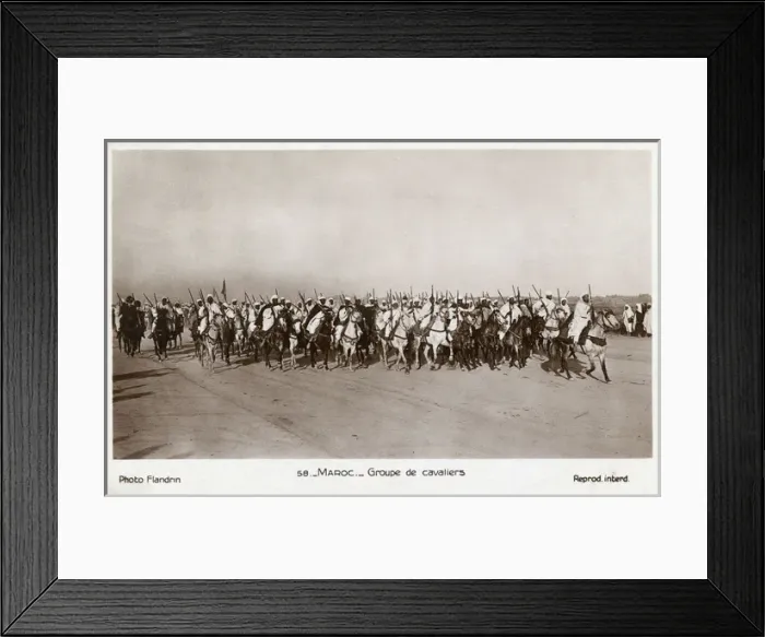 Framed Print : Cavalry troops - Morocco Framed Print : Cavalry troops - Morocco
