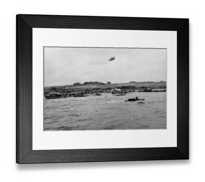 Framed Print : Invasion craft of MONT FLEURY, NORMANDY Framed Print : Invasion craft of MONT FLEURY, NORMANDY