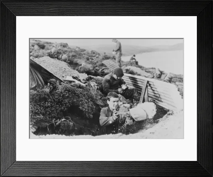 Framed Print : Falklands War - 1982 Framed Print : Falklands War - 1982