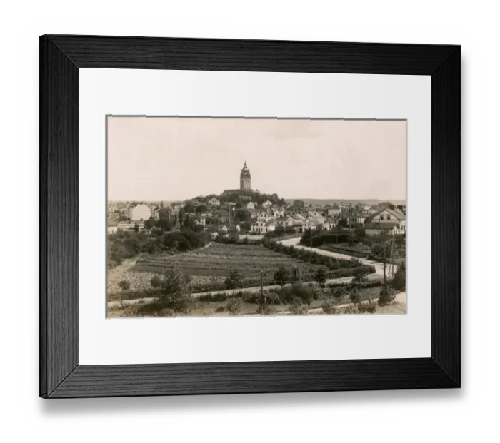 Framed Print : View of the town of Strangnas, Sodermanland, Sweden Framed Print : View of the town of Strangnas, Sodermanland, Sweden