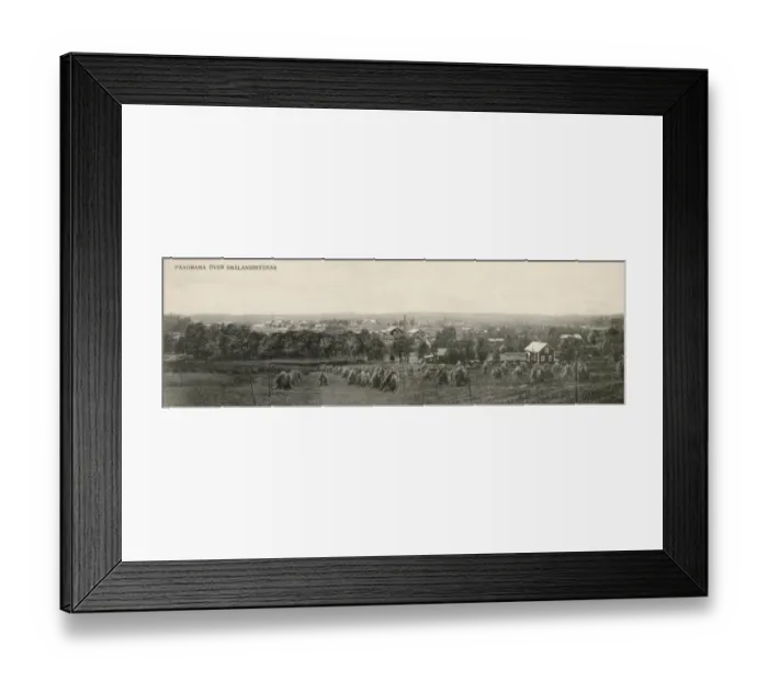 Framed Print : Panoramic view of Smalandsstenar, Sweden Framed Print : Panoramic view of Smalandsstenar, Sweden
