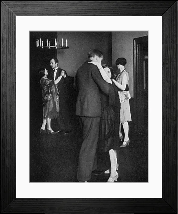Framed Print : Dance club in London, 1929
