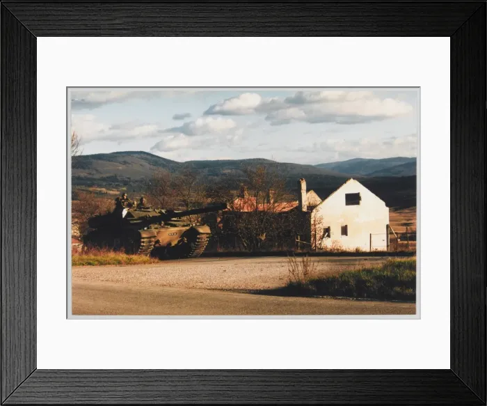 Framed Print : Bosnia - C Squadron Queen?s Dragoon Guards Framed Print : Bosnia - C Squadron Queen?s Dragoon Guards