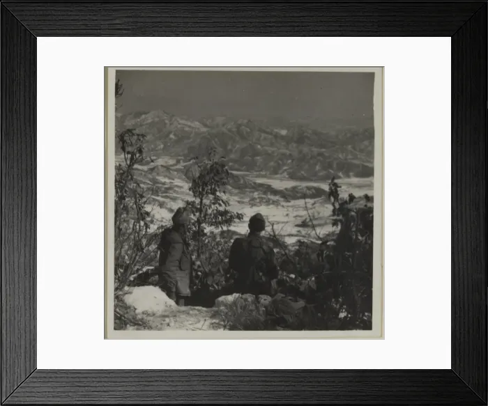 Framed Print : 1st Bn Middlesex Regiment, Korean War Framed Print : 1st Bn Middlesex Regiment, Korean War