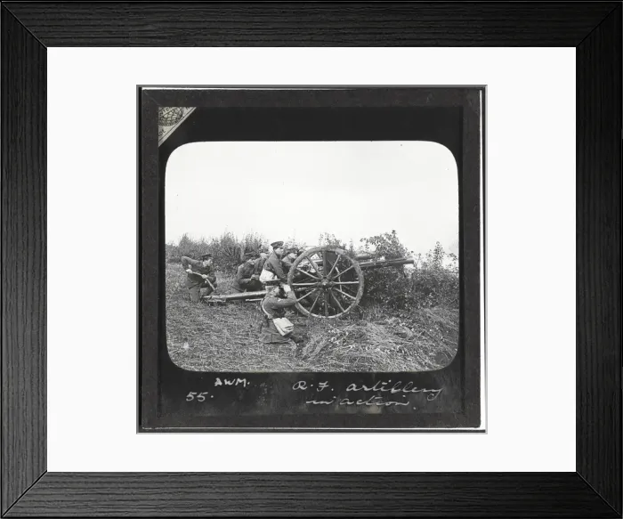 Framed Print : WW1 - Lantern Slide Framed Print : WW1 - Lantern Slide