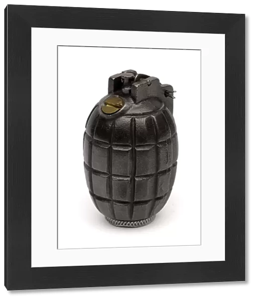 Mills Bomb No 5 hand grenade, used during World War One