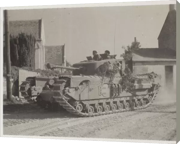 A Churchill tank