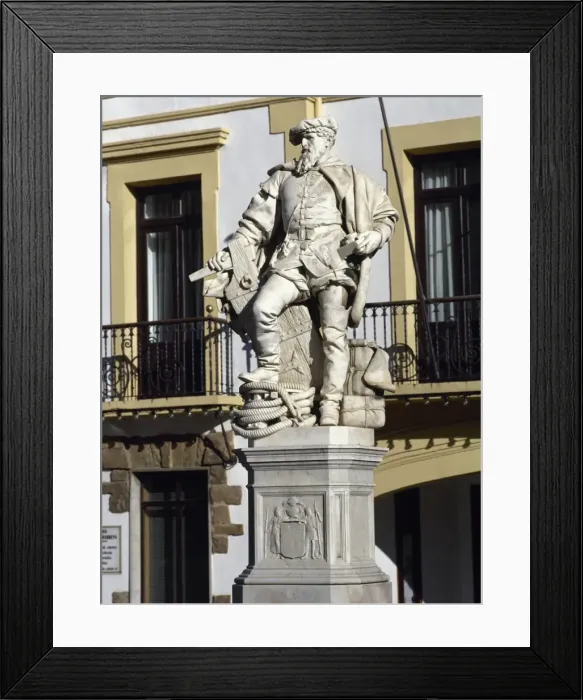Framed Print : Statue of Juan Sebastian Elcano (1476-1526) by Ricardo Framed Print : Statue of Juan Sebastian Elcano (1476-1526) by Ricardo