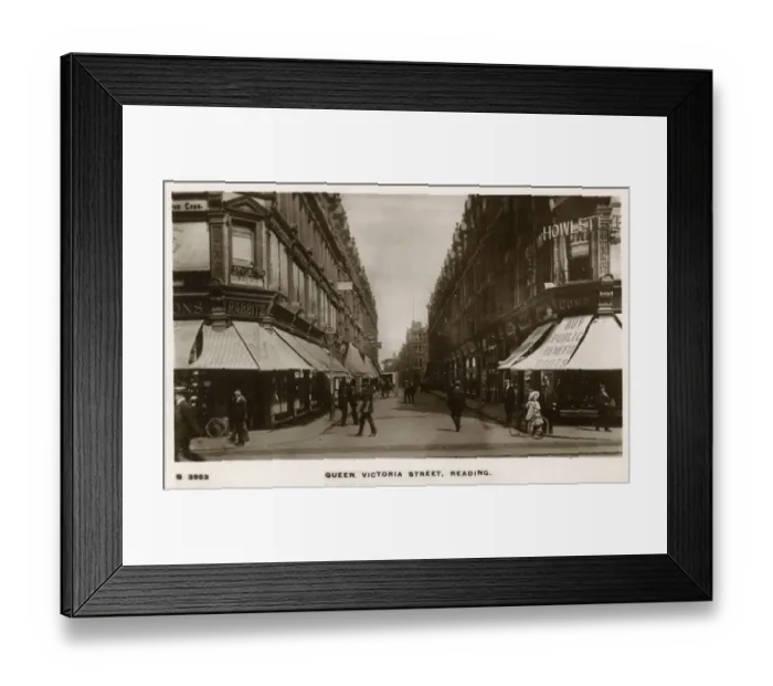 Framed Print : Reading, Royal County of Berkshire - Queen Victoria Street Framed Print : Reading, Royal County of Berkshire - Queen Victoria Street