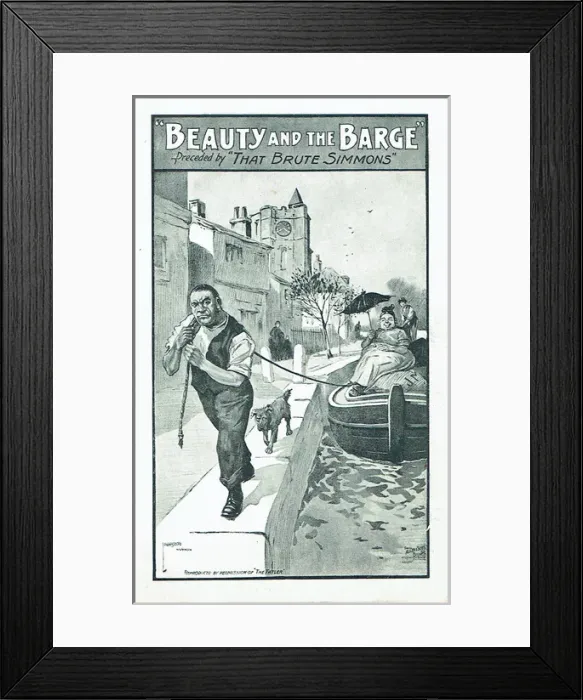 Framed Print : Beauty and the Barge, by Jacobs and Parker Framed Print : Beauty and the Barge, by Jacobs and Parker