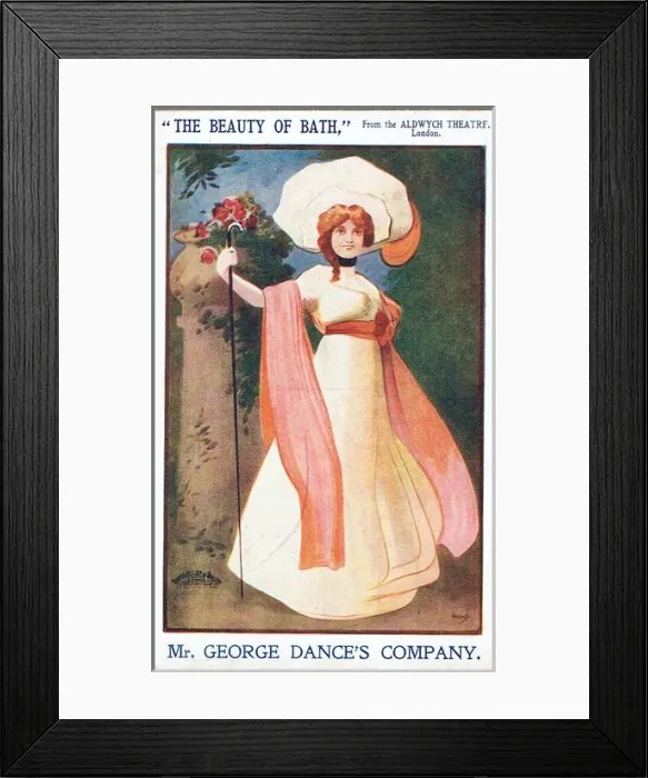 Framed Print : The Beauty of Bath, by Hicks and Hamilton Framed Print : The Beauty of Bath, by Hicks and Hamilton