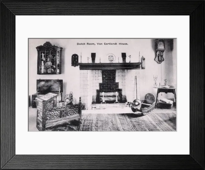 Framed Print : Dutch Room in Van Cortlandt House, Bronx, New York City
