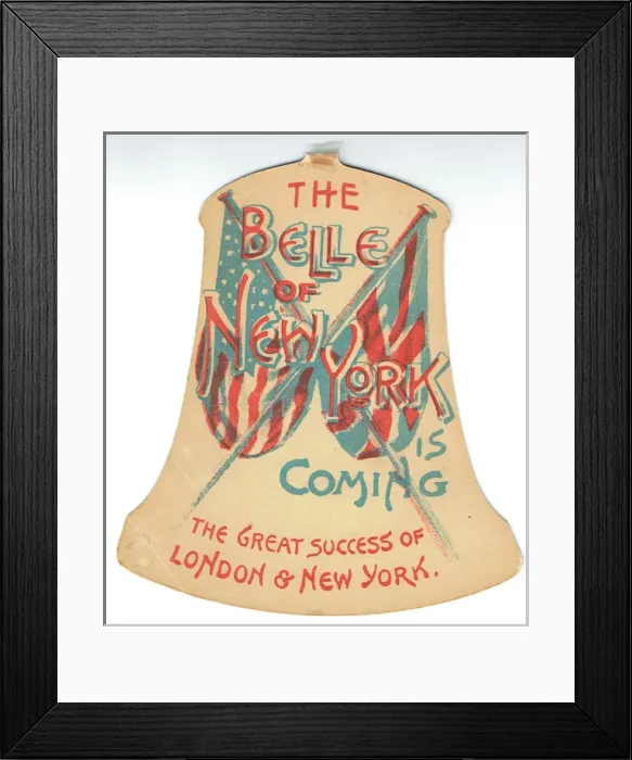 Framed Print : The Belle of New York, by Cs McLellan Framed Print : The Belle of New York, by Cs McLellan