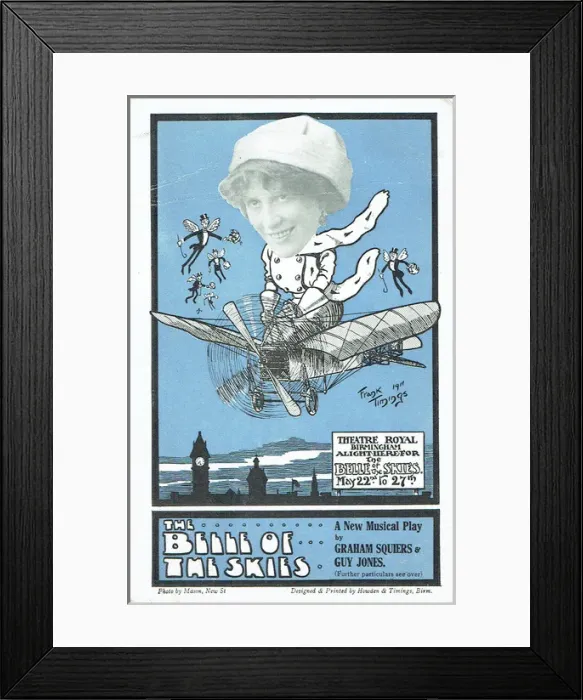 Framed Print : The Belle of the Skies, by Squiers and Jones Framed Print : The Belle of the Skies, by Squiers and Jones