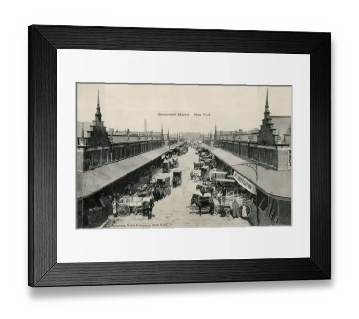 Framed Print : Gansevoort Market in New York City, USA Framed Print : Gansevoort Market in New York City, USA