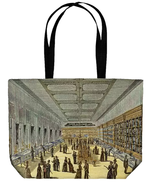 United States. Cincinnati. Jewellery. Inside view. 1876