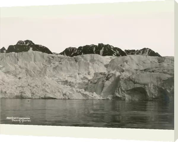 Face of glacier from Spitsbergen (Spitzbergen)