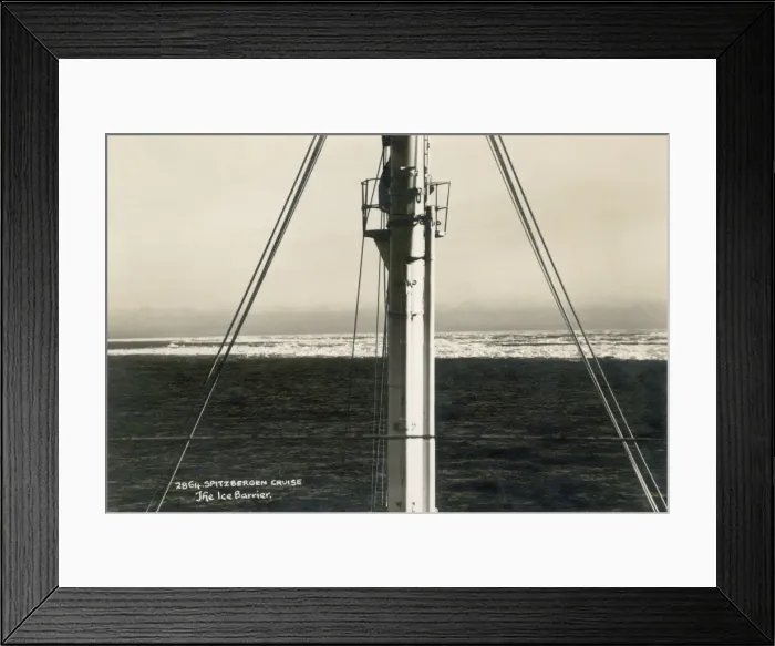 Framed Print : View from a cruise ship to an Ice Barier Framed Print : View from a cruise ship to an Ice Barier