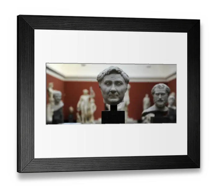 Framed Print : Bust of Pompey (106 BC-48BC). Military and political Framed Print : Bust of Pompey (106 BC-48BC). Military and political