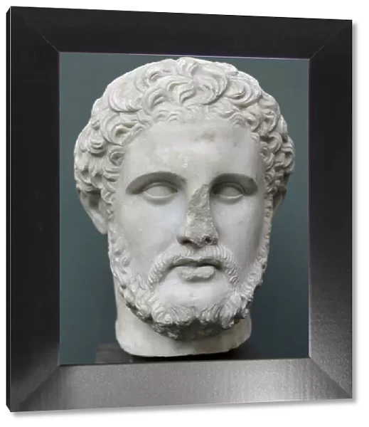 Philip II of Macedon (382-336 BC). Bust. Marble