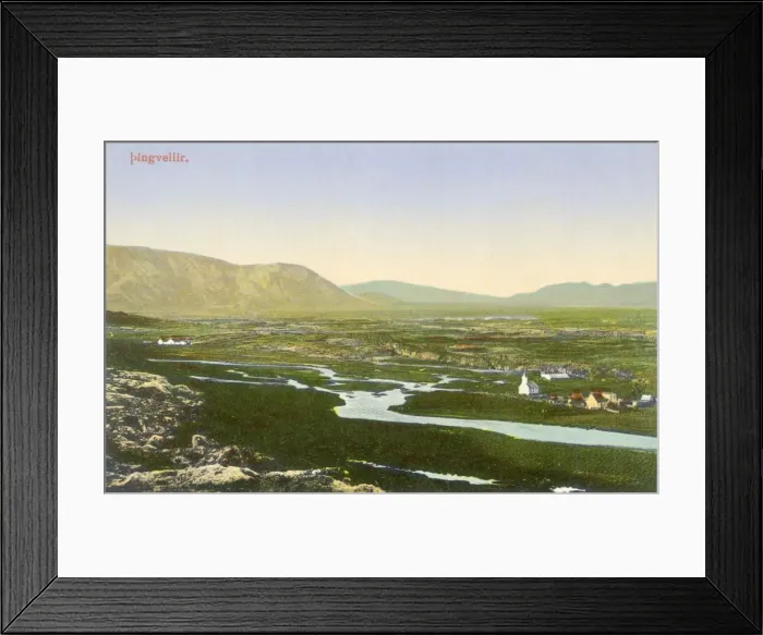 Framed Print : Panorama of Thingvellir, Iceland Framed Print : Panorama of Thingvellir, Iceland