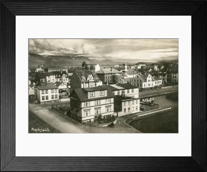 Framed Print : Rooftop panorama of Reykjavik, Iceland Framed Print : Rooftop panorama of Reykjavik, Iceland