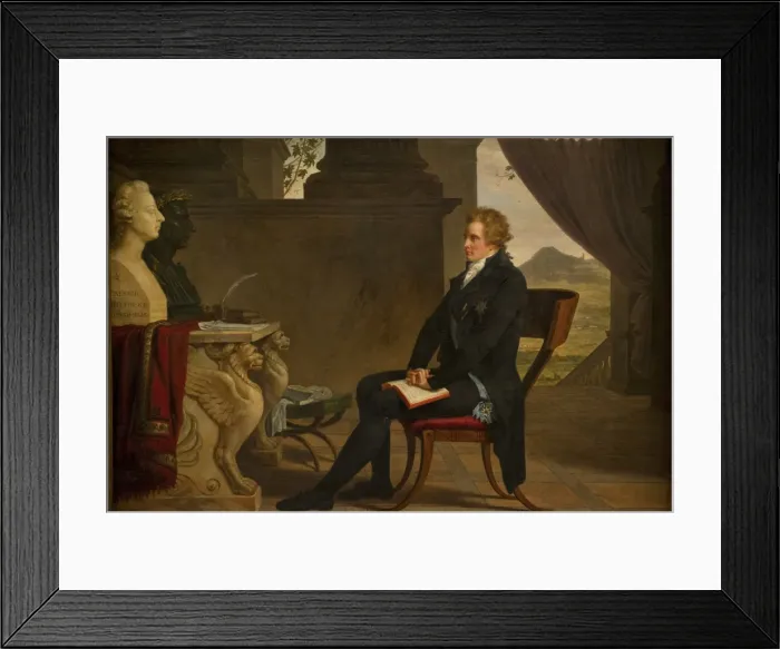 Framed Print : Portrait of Count Gustav Mauritz Armfelt (1757-1814) by Framed Print : Portrait of Count Gustav Mauritz Armfelt (1757-1814) by