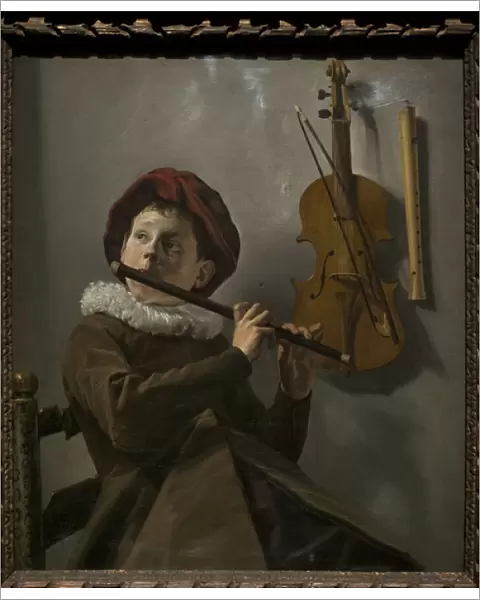 Boy Playing a Flute, 1630s, by Judith Leyster