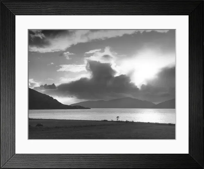 Framed Print : Storm over Loch Leven, Strathclyde, Scotland Framed Print : Storm over Loch Leven, Strathclyde, Scotland