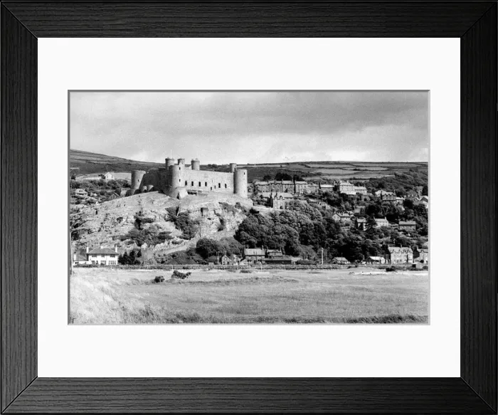 Framed Print : Harlech CastleGwynedd Wales Framed Print : Harlech CastleGwynedd Wales