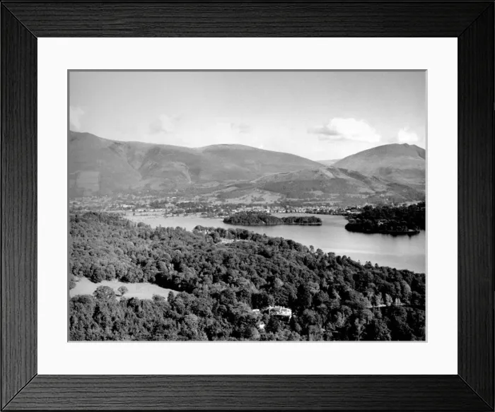 Framed Print : Derwentwater and Keswick, Lake District, Cumbria Framed Print : Derwentwater and Keswick, Lake District, Cumbria