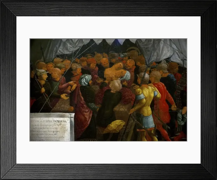 Framed Print : Mucius Scaevola before King Porsena, 1533, by Abraham Framed Print : Mucius Scaevola before King Porsena, 1533, by Abraham