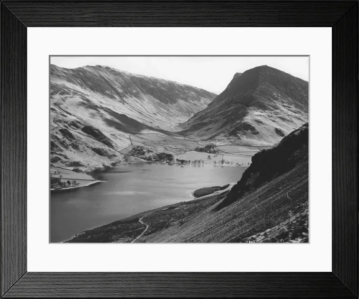 Framed Print : Lake Buttermere and the Honister Pass Lake District Framed Print : Lake Buttermere and the Honister Pass Lake District