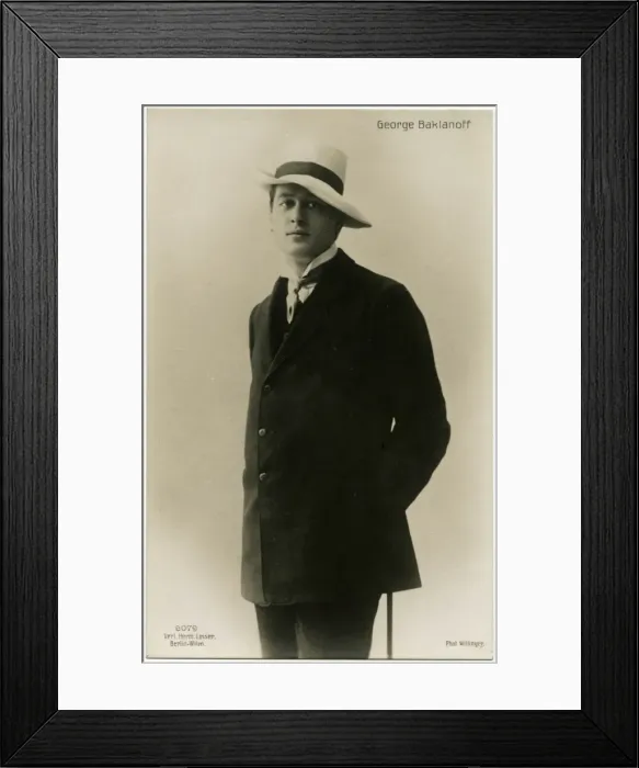 Framed Print : George Baklanoff - Latvian Operatic Baritone Framed Print : George Baklanoff - Latvian Operatic Baritone