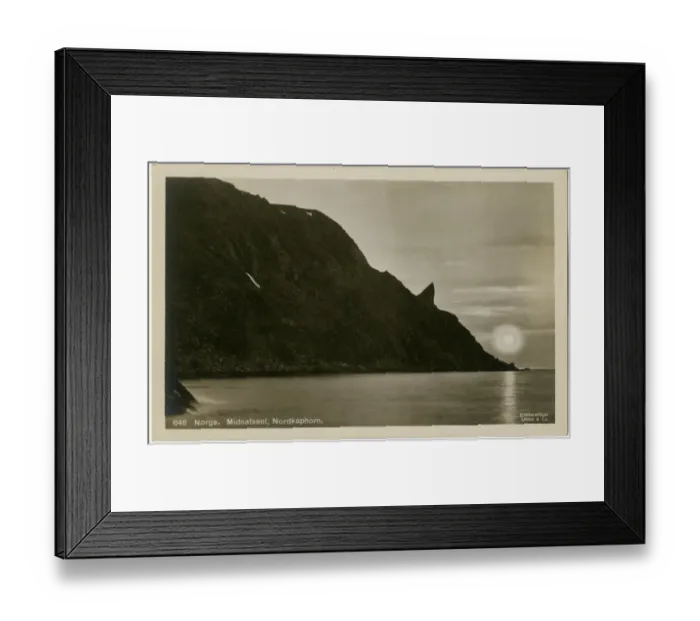 Framed Print : North Cape, Norway - Midnight Sun Framed Print : North Cape, Norway - Midnight Sun